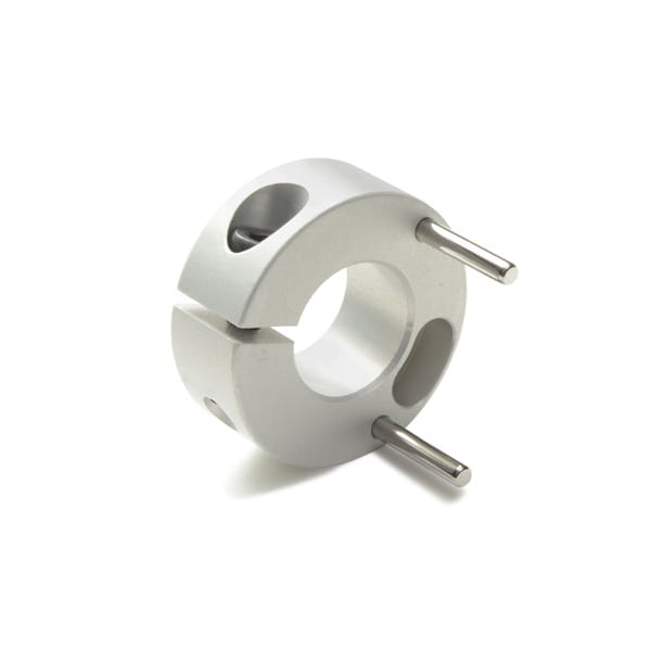 Controlflex Coupling Hub, Double, Bore 0.375", OD 0.748", Aluminum